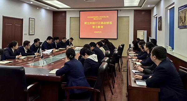 五分公司党总支扎实开展树立和践行正确政绩观学习教育